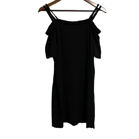 Women's Nikkie Black Off the Shoulder European Designer Dress - Picture 1 of 9